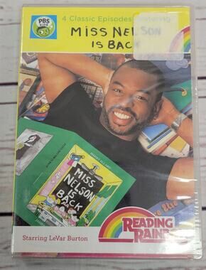 Reading Rainbow Miss Nelson Is Back DVD PBS LeVar Burton Sealed